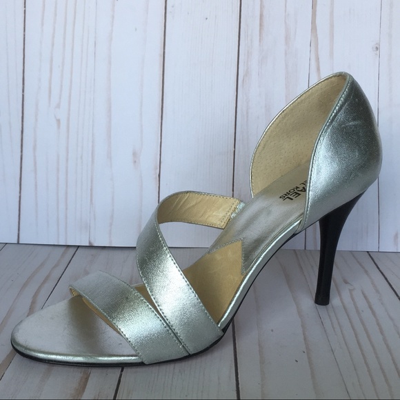 MICHAEL Michael Kors Shoes - MICHAEL Michael Kors Silver Strap Sandal